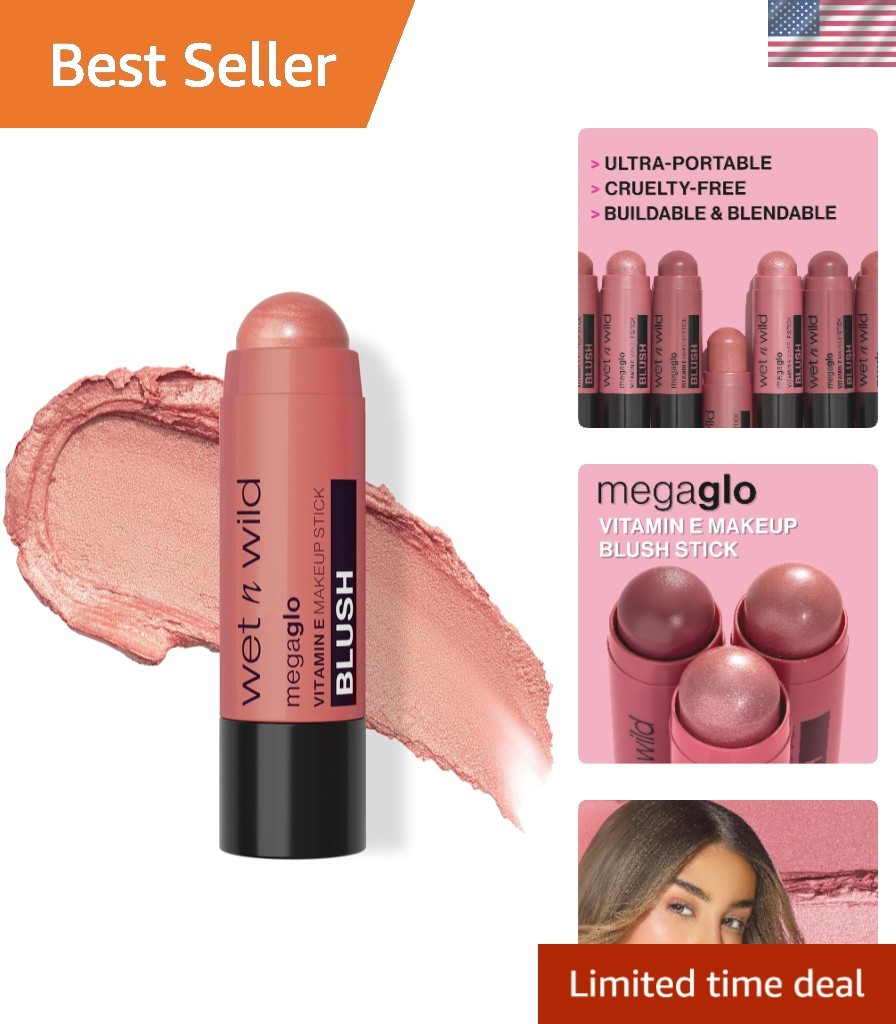 MegaGlo Makeup Stick – Buildable Color for Radiant Complexion 0.21oz
