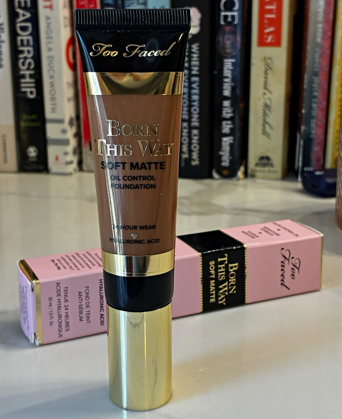 Too Faced Born This Way Soft Matte Oil Control Foundation Spiced Rum New in Box
