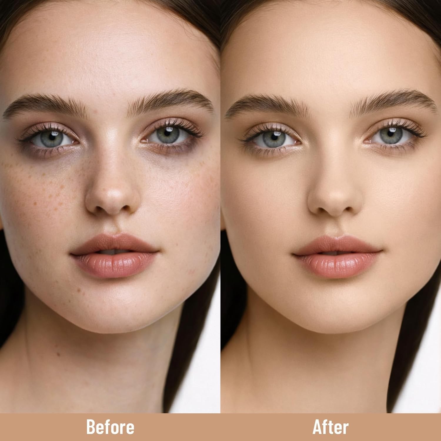 UCANBE 2-in-1 Liquid Foundation & Concealer, Full Coverage Foundation Makeup Set