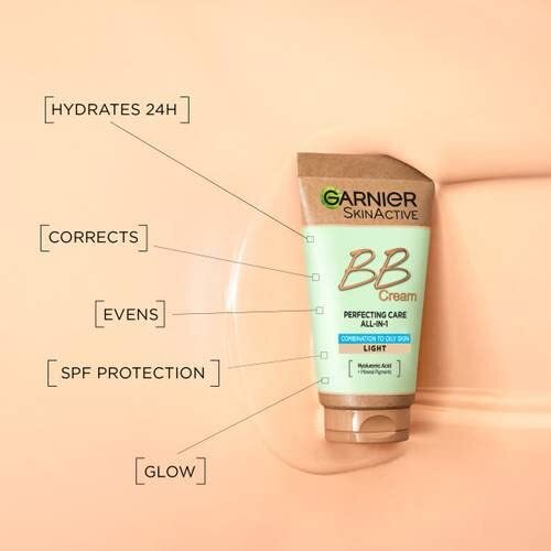 Light BB Cream Foundation with Moisturizer and Sun Protection 1.69 Fl Oz