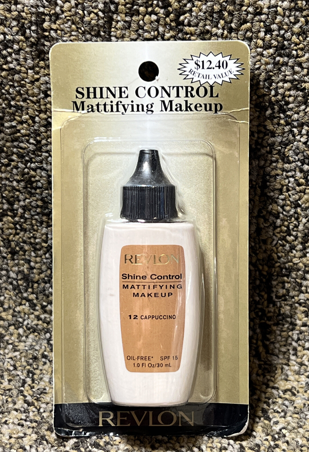 Discontinued Revlon Shine Control Mattifying Makeup~ 12 CAPPUCCINO