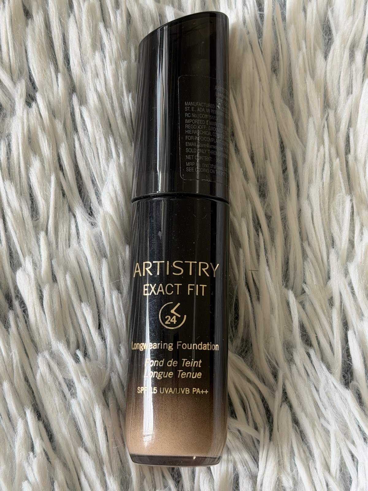 Amway Artistry Exact Fit Long Wearing Foundation COLOR CHIFFON SPF 15 30ML L2C1