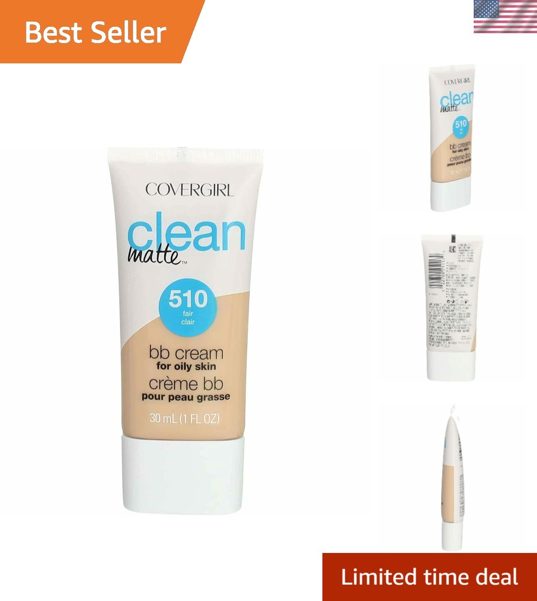 Water-Based Oil-Free Matte Foundation – Fair 1 oz | Flawlessly Hides Blemishes