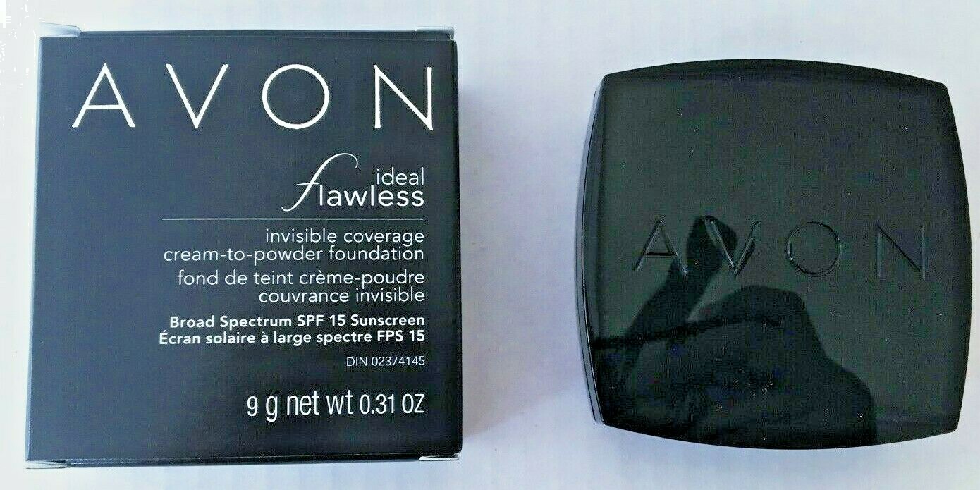 Avon Ideal Flawless Invisible Coverage Cream-to-Powder Foundation SPF 15