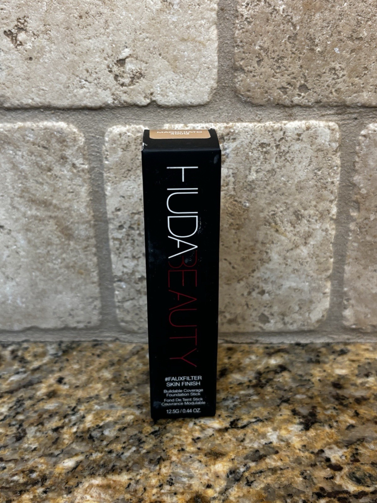 Huda Beauty Fauxfilter Skin Finish Foundation Stick ~ Macchiato 400G ~ .44 oz
