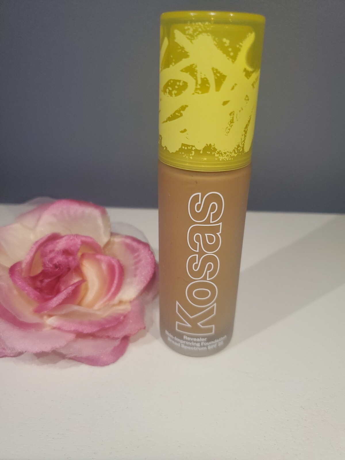 KOSAS-REVEALER SKIN-IMPROVING FOUNDATION-SPF 25-MEDIUM DEEP NEUTRAL OLIVE 360