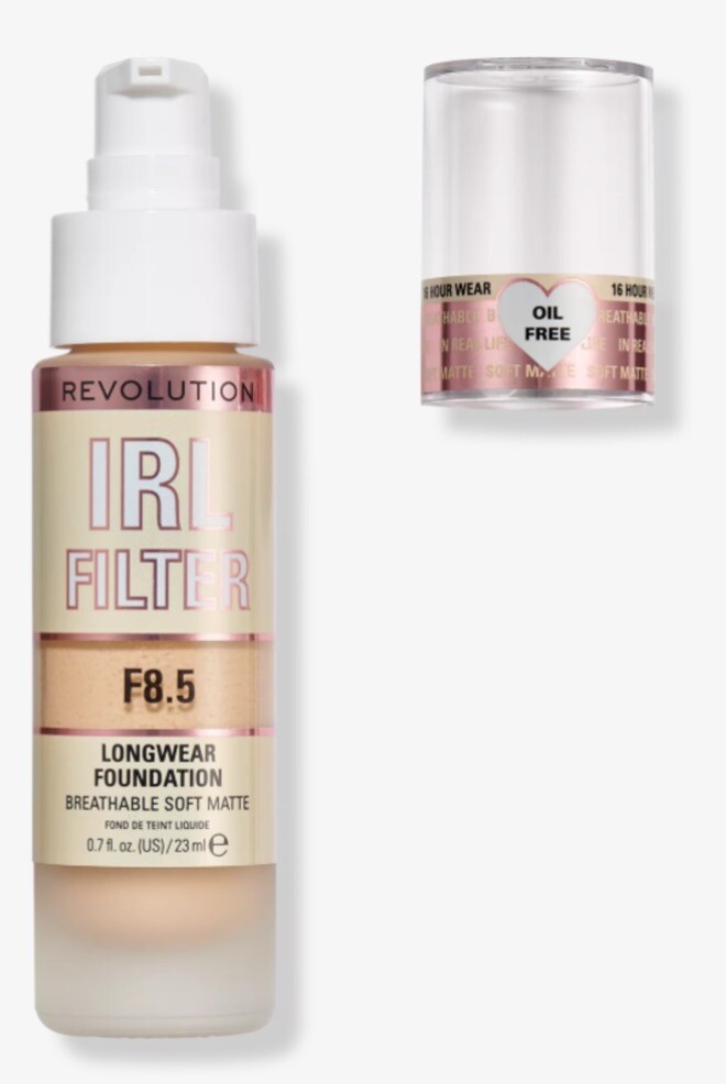 REVOLUTION * IRL FILTER * Breathable Longwear Foundation * F8.5