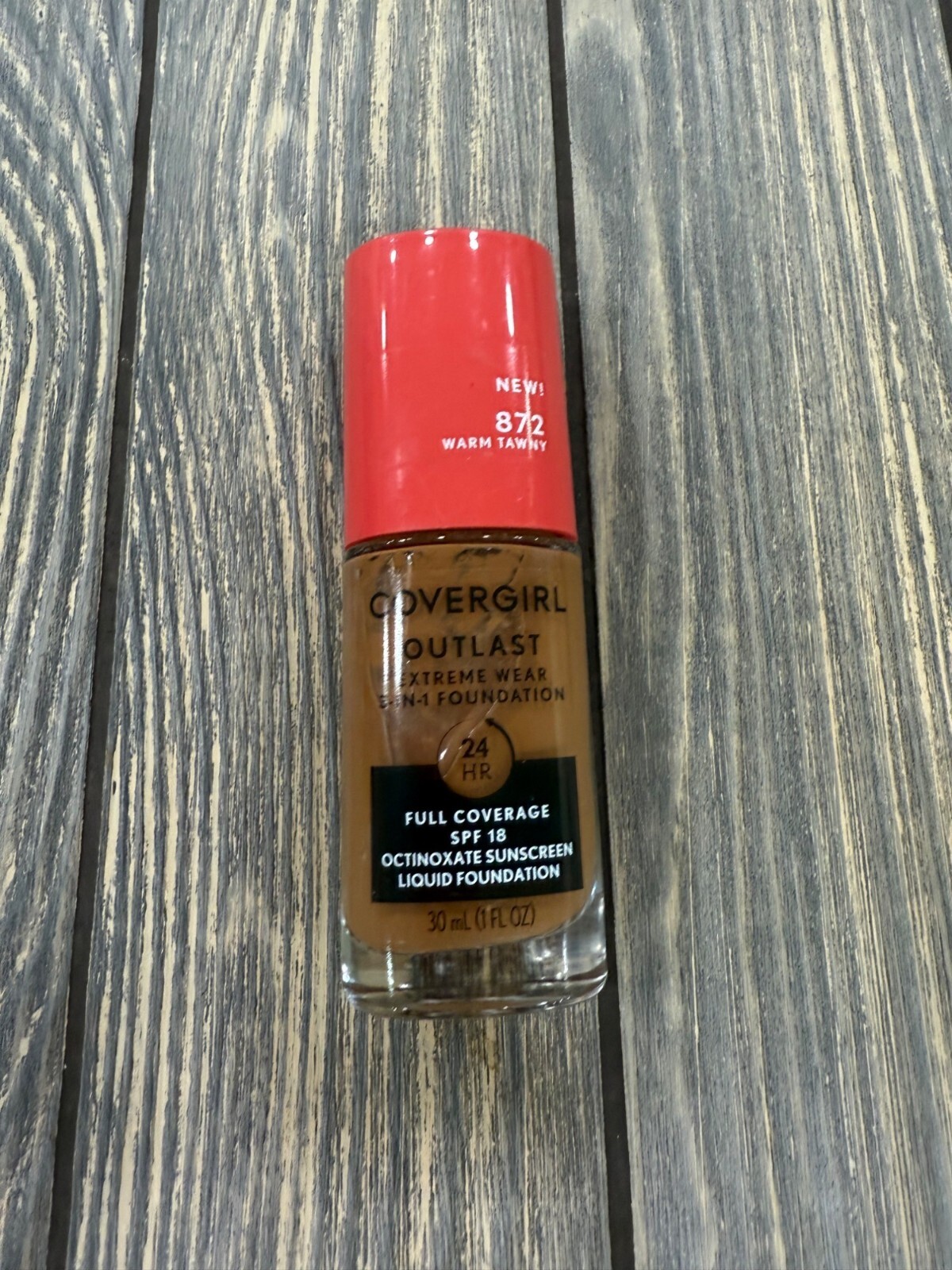 Covergirl Outlast Extreme Wear 3-In-1 Foundation Warm Tawny 872 30ml SPF 18 Liqu