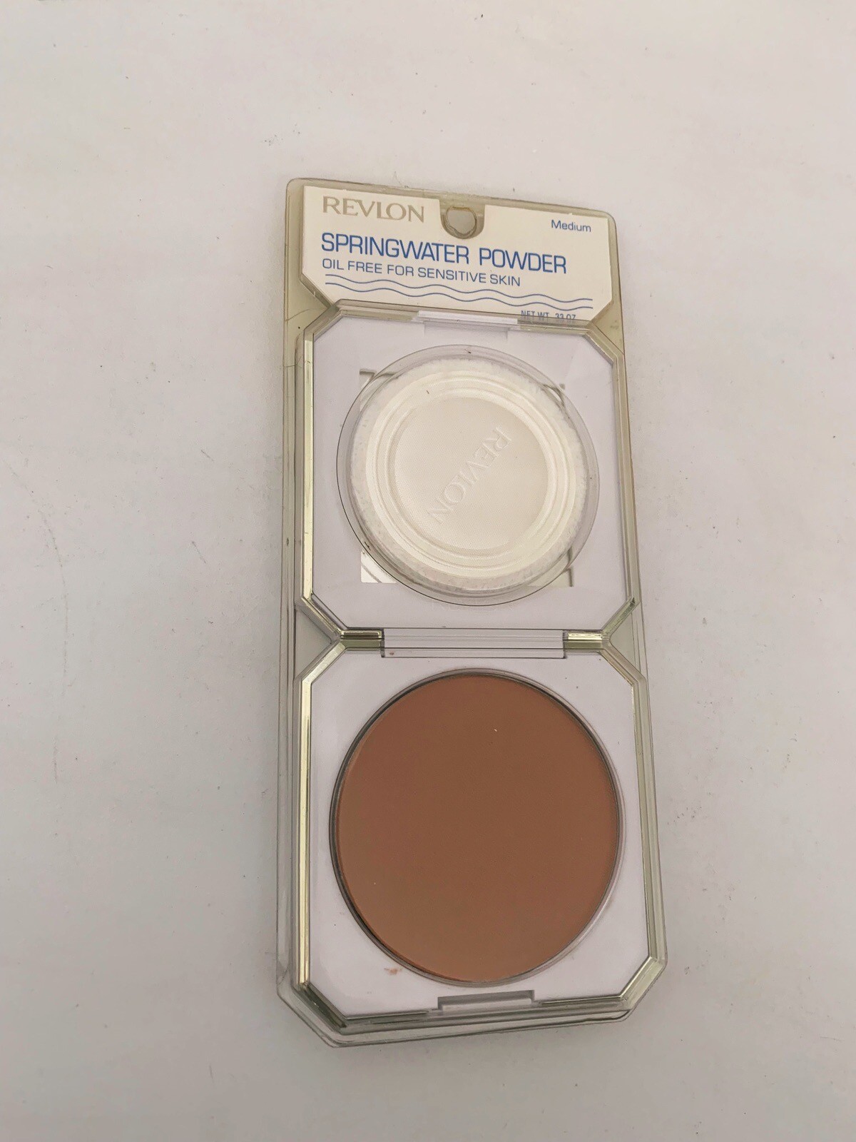 Revlon Springwater Powder- Medium- Oil-Free Make-Up- Sensitive Skin-vintage HTF