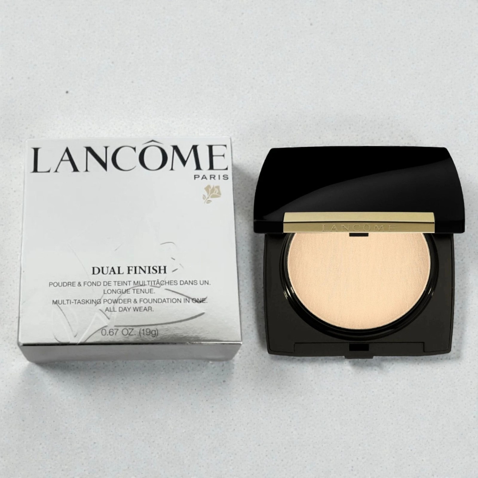 Lancome Dual Finish Multi-Tasking Powder & Foundation, 150 Ivoire (W), 0.67, NIB