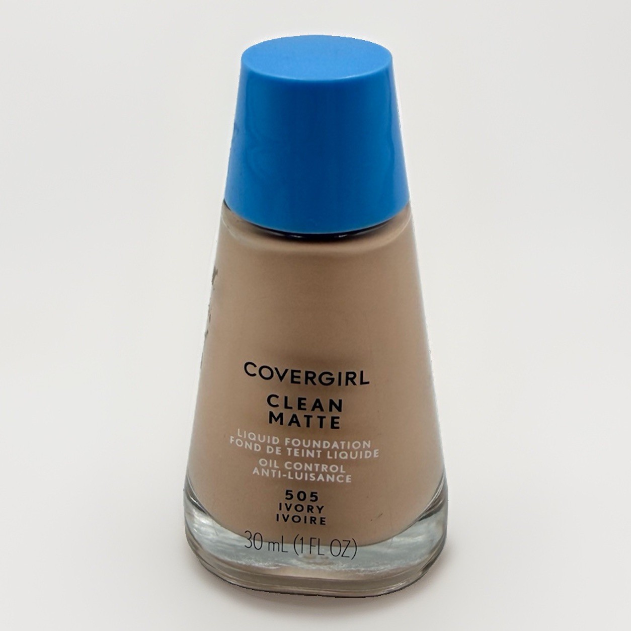CoverGirl Clean Matte Liquid Foundation 505 Ivory 1 fl oz / 30ml New