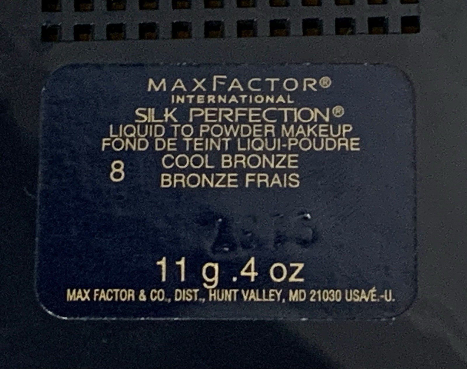 MAX FACTOR Silk Perfection 8 Cool Bronze Liquid to Powder Makeup Foundation (QQ4