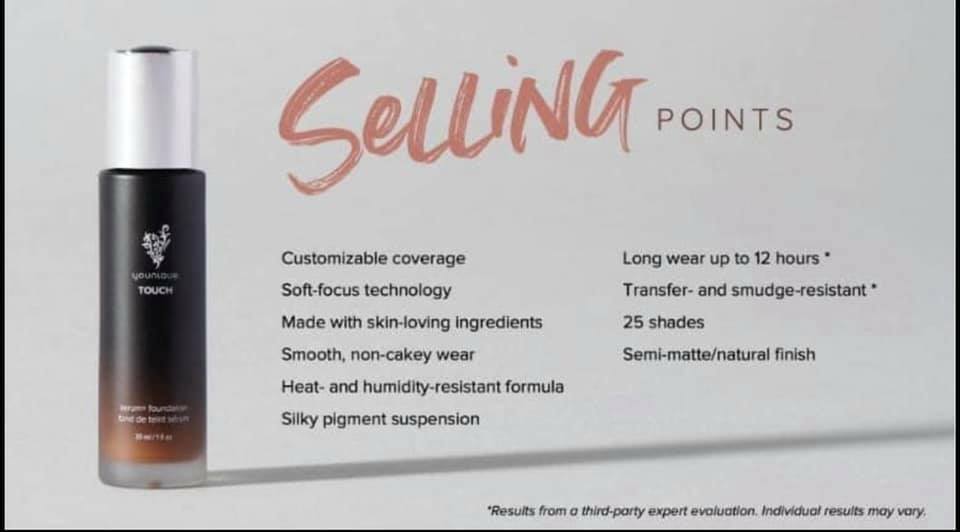 YOUNIQUE TOUCH serum+ foundation