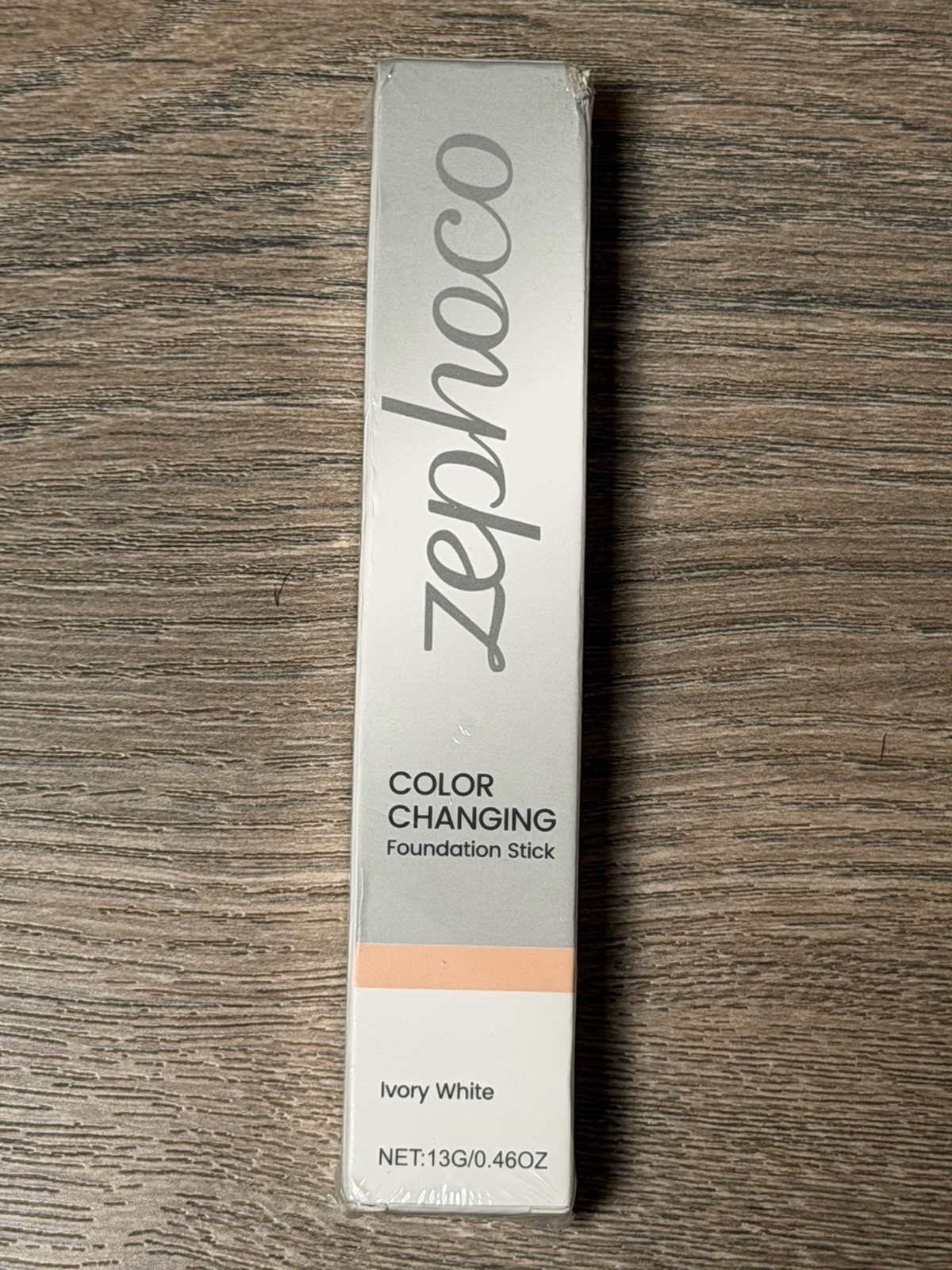 New Sealed Zephoco Color Changing Foundation Stick Ivory White