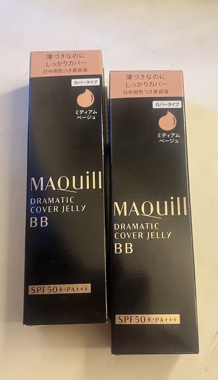 Shiseido Maquillage Dramatic Cover Jelly BB 30g Medium Beige New In Box Japan