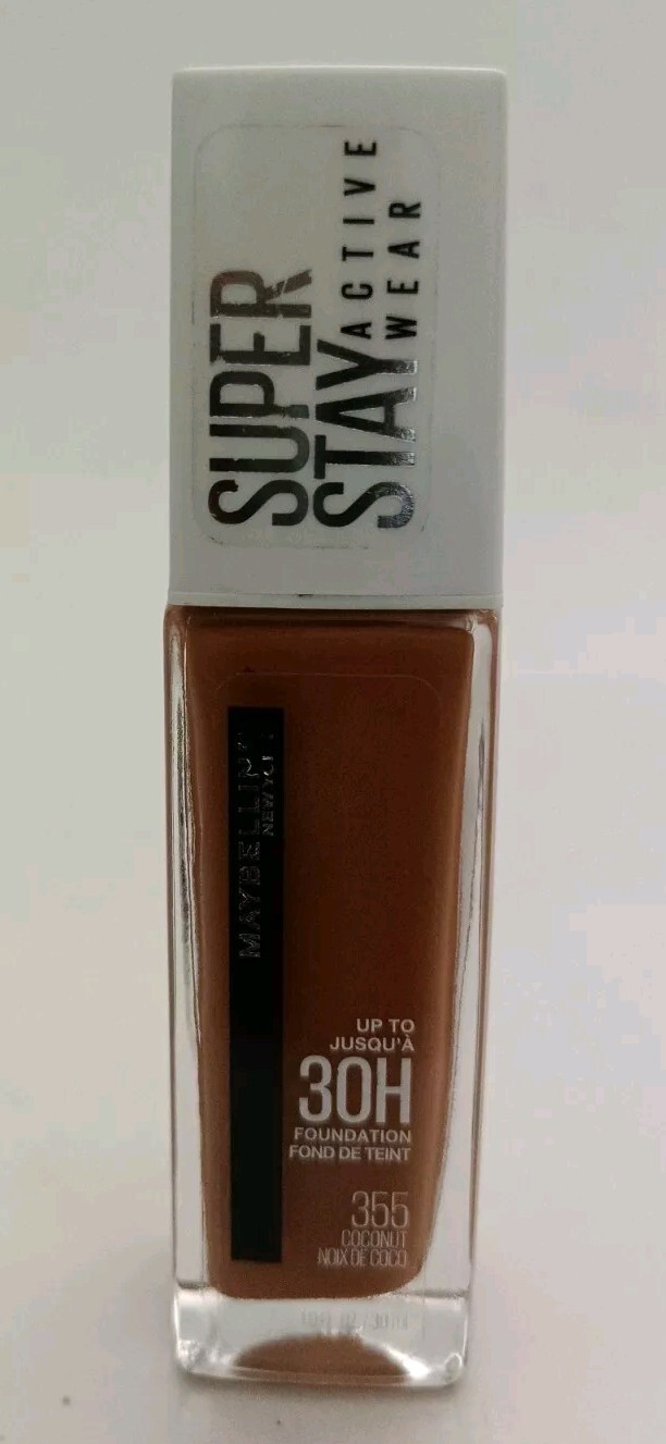 Maybelline Super Stay Full Coverage Liquid Foundation Active Wear Shade 355 New
