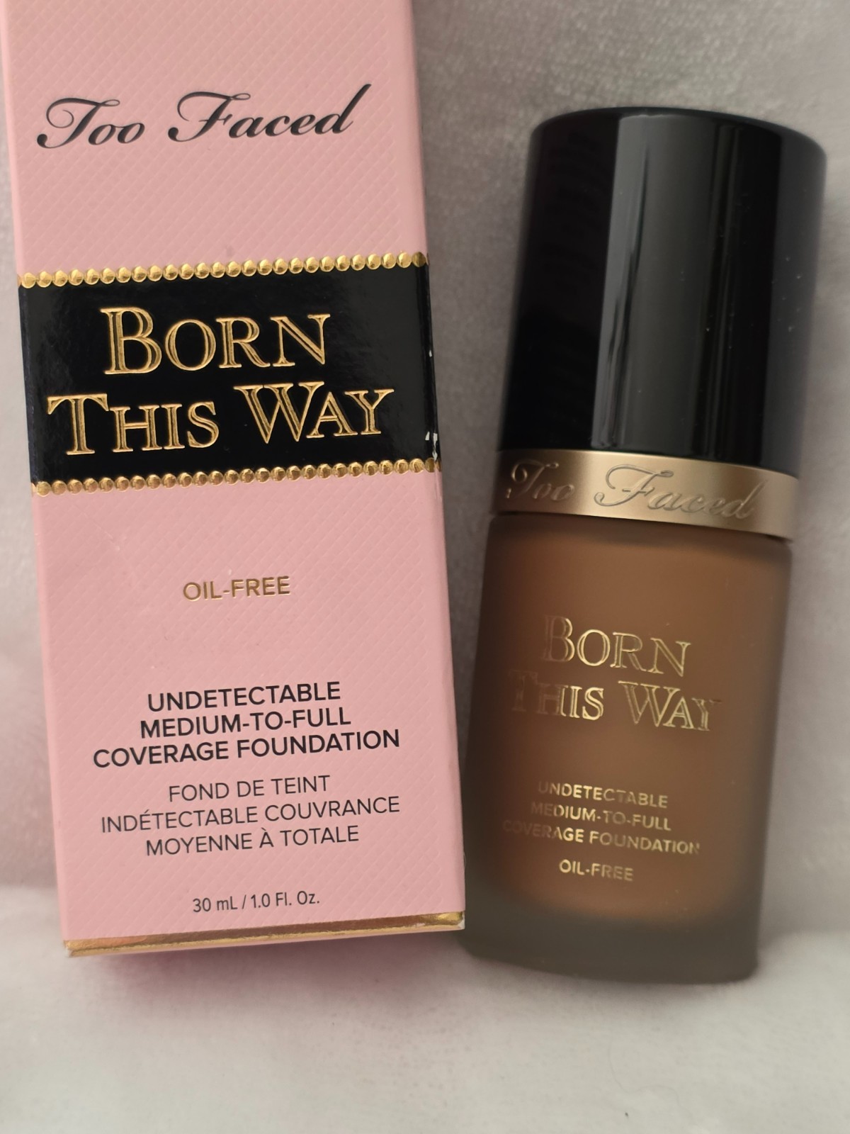 New Too Faced Born This Way Matte 24 Hour Foundation CARAMEL 30ml/1 oz NIB