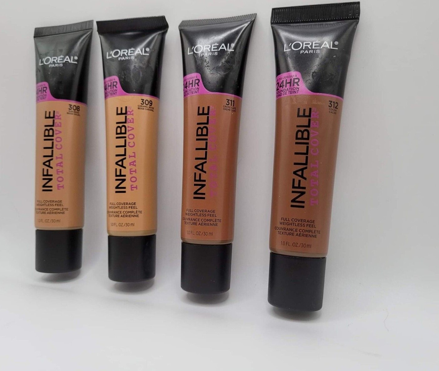 1 L’Oreal Infallible Total Cover 24 hr Foundation Select Your Shade New