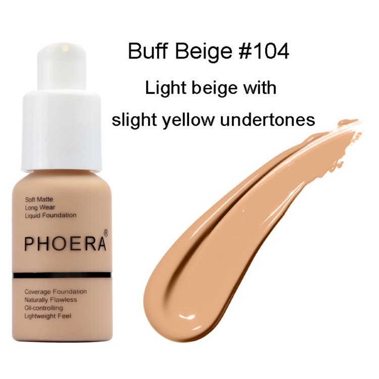 Soft Matte Long-Lasting Liquid Foundation, Full Coverage Face Makeup