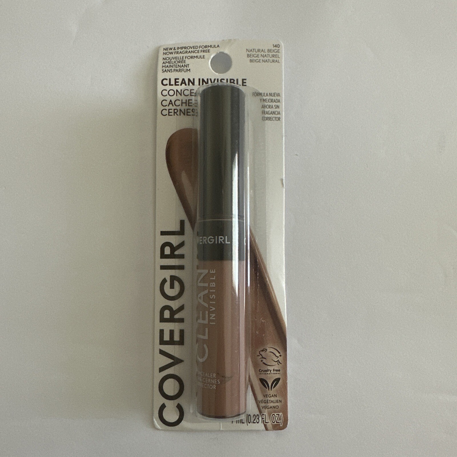 Covergirl Clean Invisible concealer, 140 Natural Beige