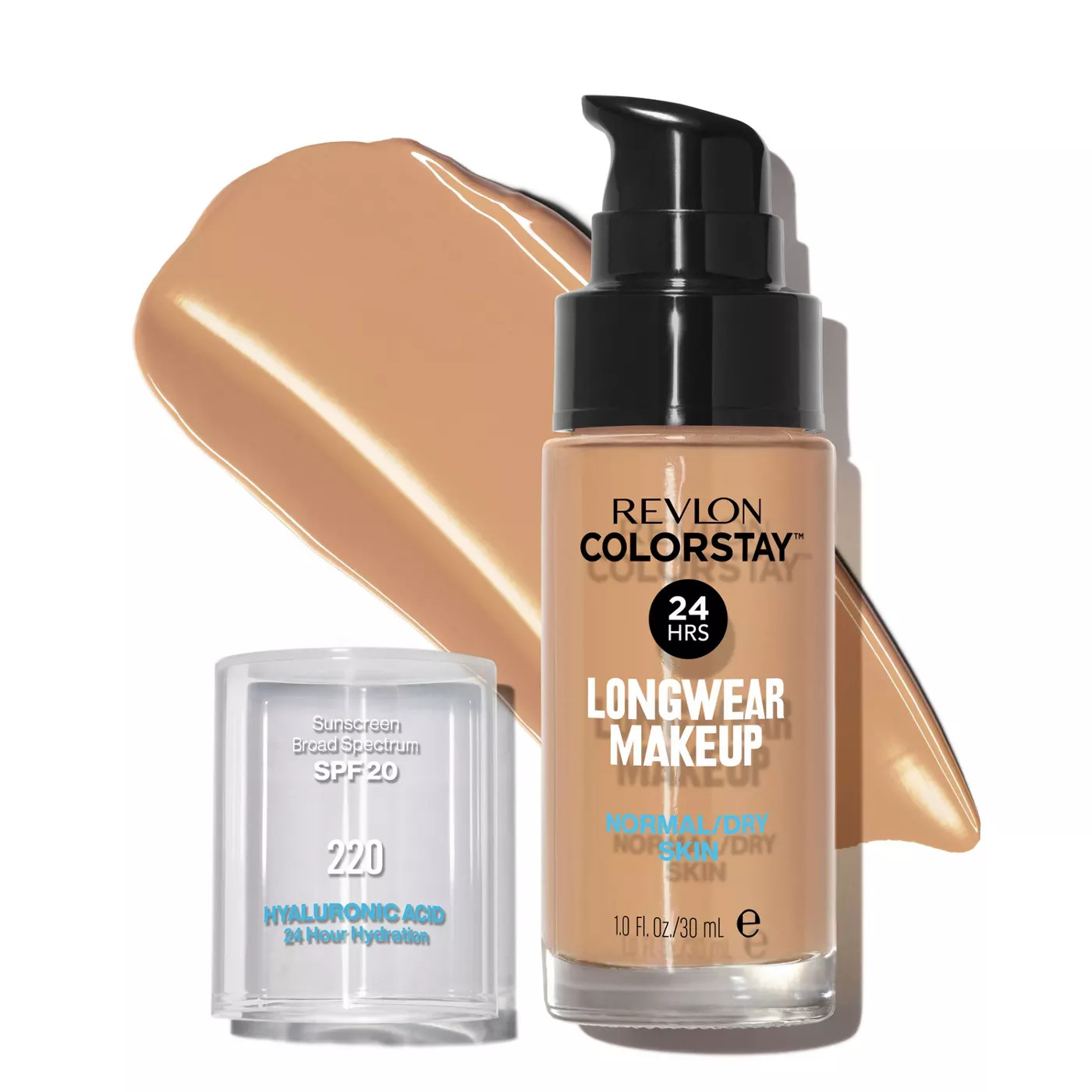 Revlon Colorstay Makeup Foundation NORMAL/DRY Spf 20 220 NATURAL BEIGE 1oz