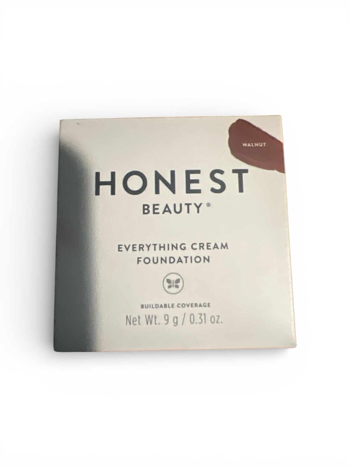 Honest Beauty Everything Cream Foundation Compact Walnut 0.31oz