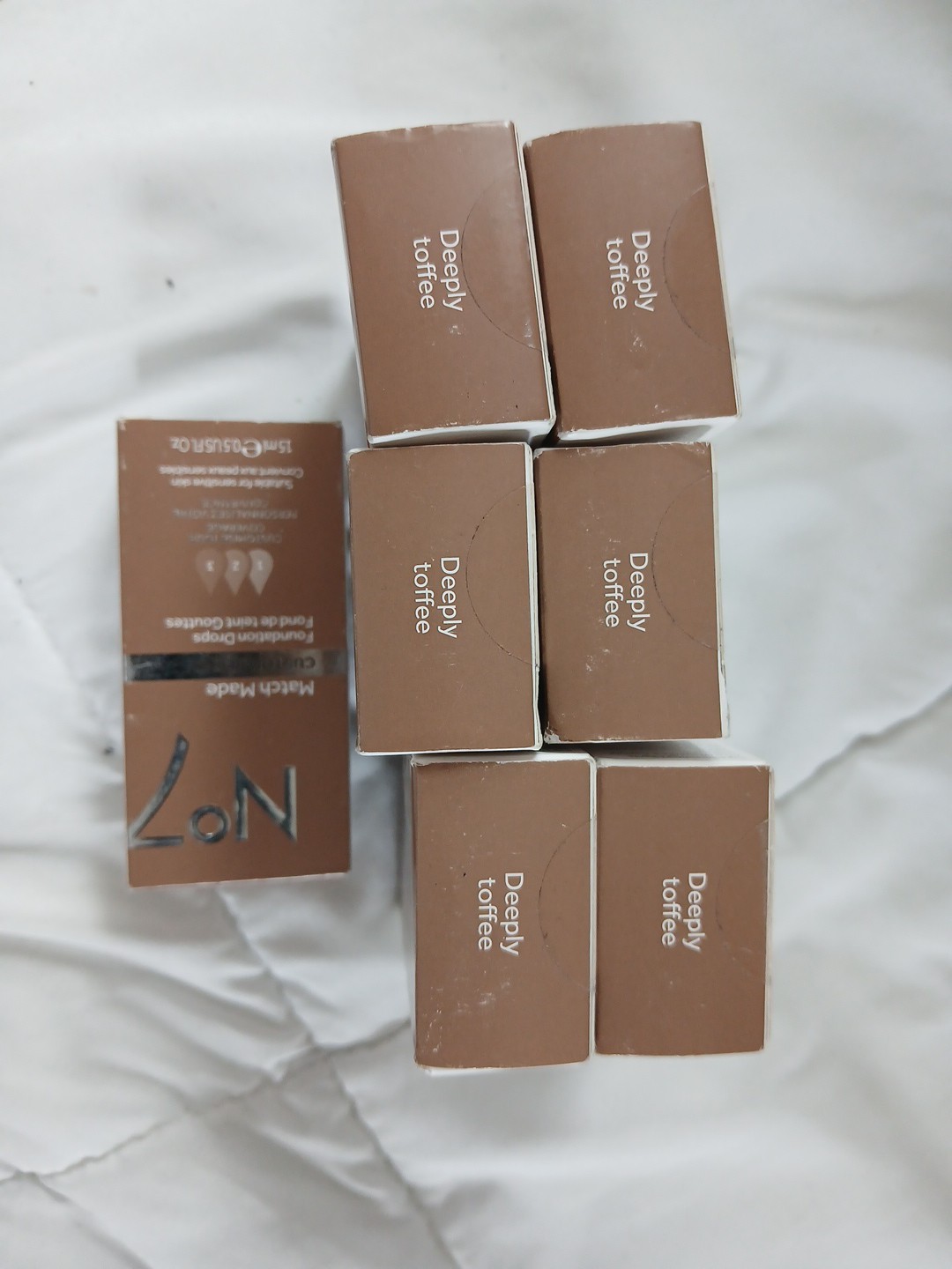 2 Of No7 Match Made Custom Blend Foundation Drops Deeply Toffee 0.5 Fl Oz