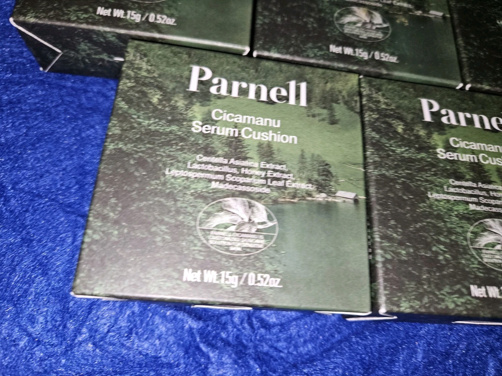 55N Rich Java Parnell Cicamanu Serum Cushion Foundation 0.52 oz Lot 5 Boxes