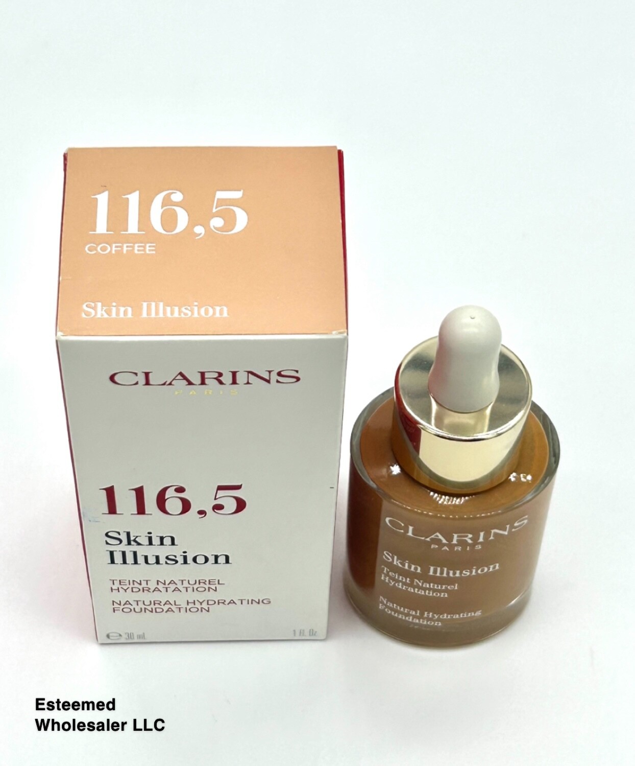 CLAINS Skin Illusion Natural Hydrating Formula 116.5 Coffee 1oz