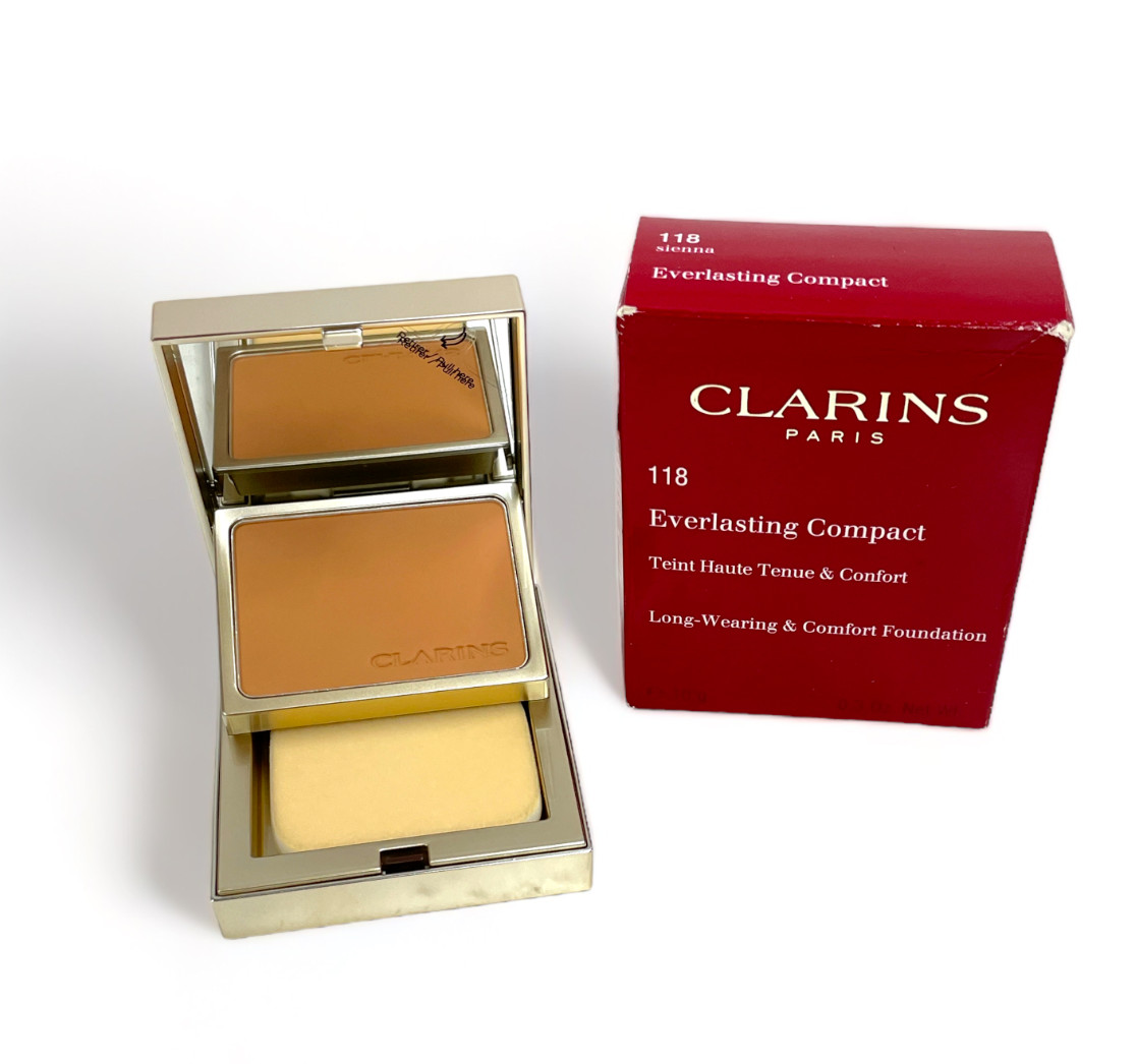 Clarins Everlasting Compact Long Wearing &Comfort Foundation (10g) NEW; PICK