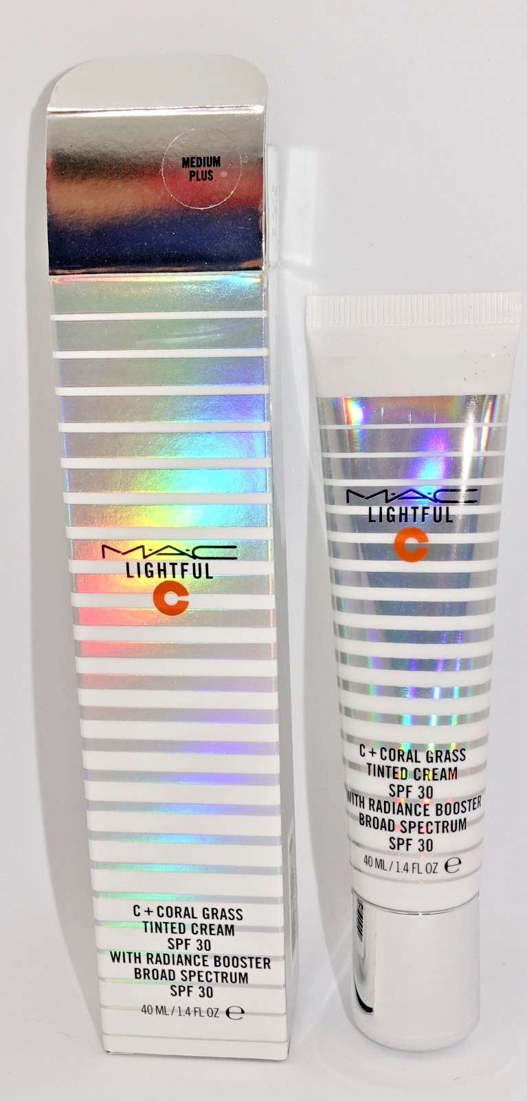 MAC LIGHTFUL C+ CORAL GRASS TINTED CREAM WITH RADIANCE BOOSTER 1.4 OZ SEALED NIB