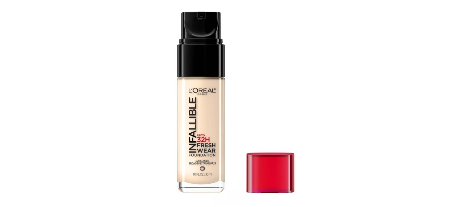 LOREAL Infallible 24hr Fresh Wear Foundation 395 Rose Pearl 1oz Ea 2 pcs New!!!