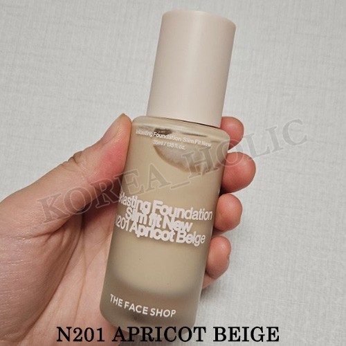 THE FACE SHOP Ink Lasting Foundation Slim Fit New 35ml #N201 Apricot Beige NEW