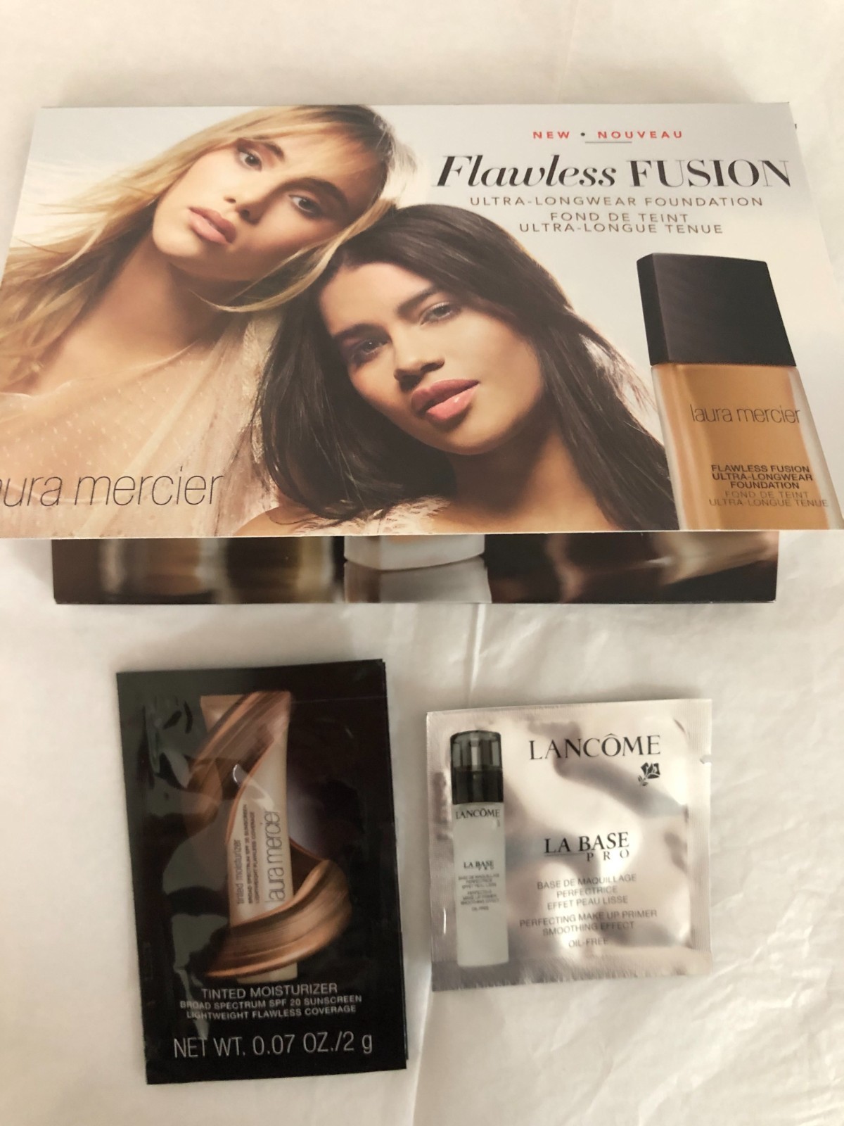 9 PCS Assorted Foundation + Primer + Concealer Lancome Laura Mercier NARS Stila
