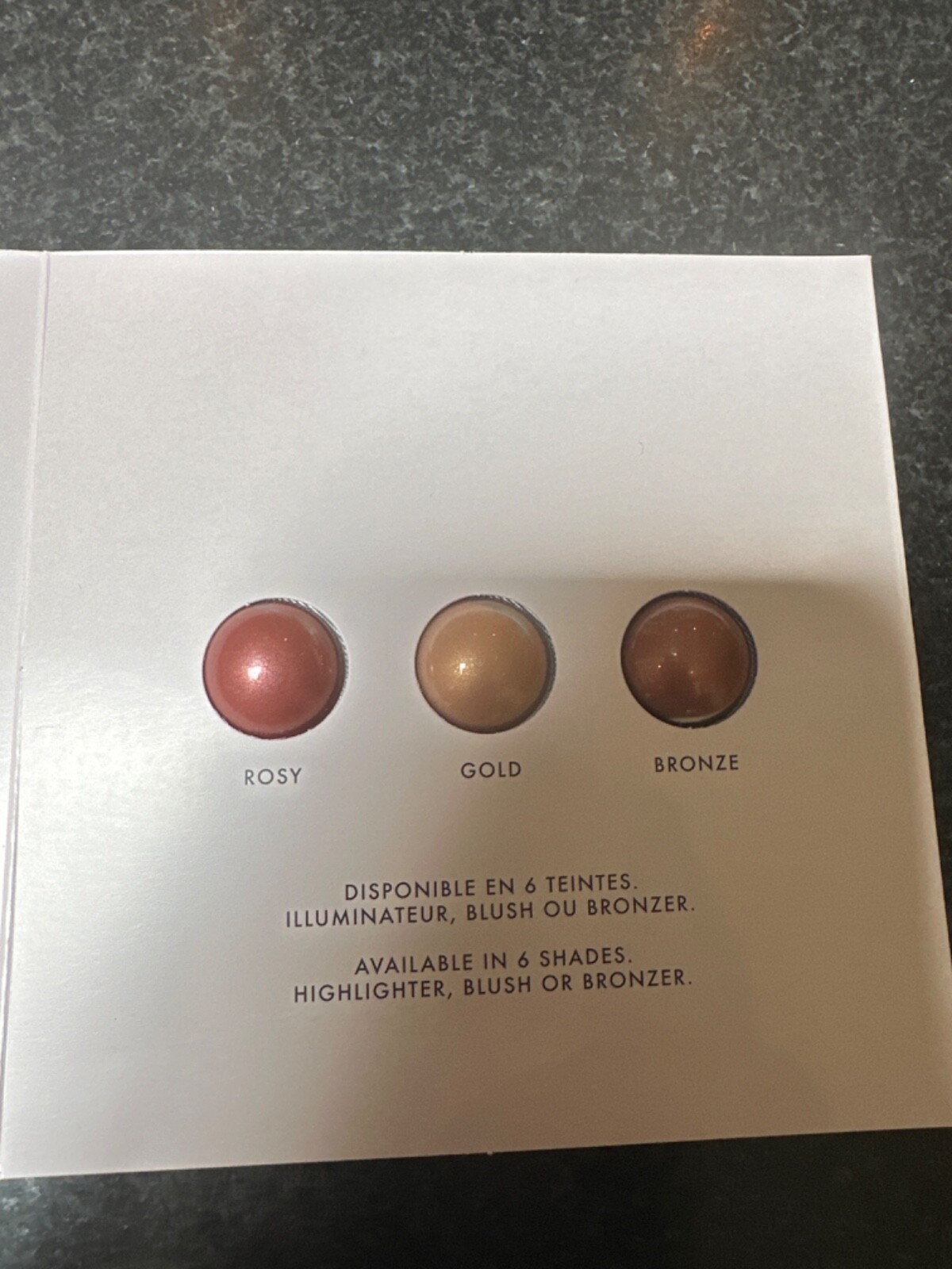 Dior Forever Glow Star Filter Complexion Enhancing Booster 9-Shade Sample Card