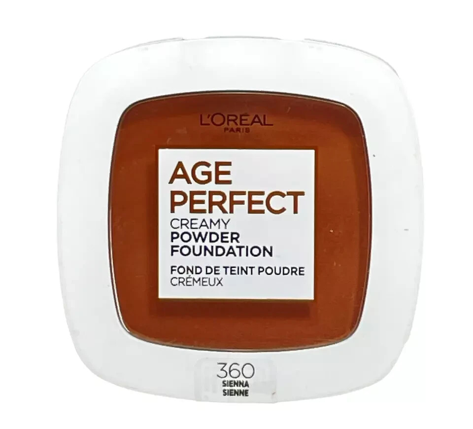 L’Oreal Age Perfect Creamy Powder Foundation 0.31oz./9g *BROKEN SEAL* 360
