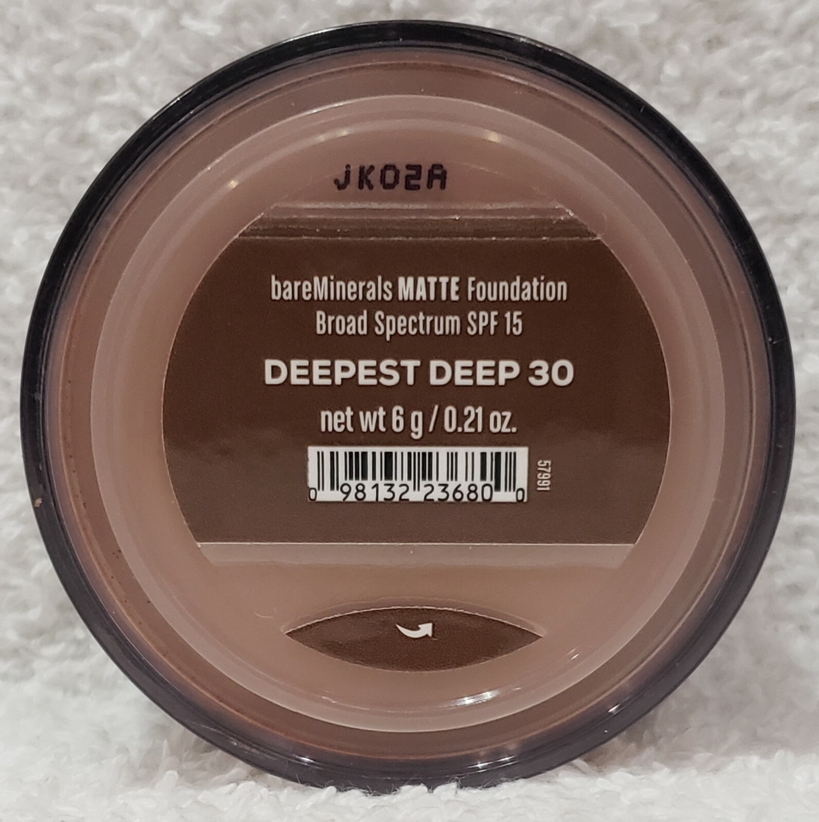 BareMinerals DEEPEST DEEP 30 Matte Foundation SPF 15 Loose Powder .21 oz/6g New