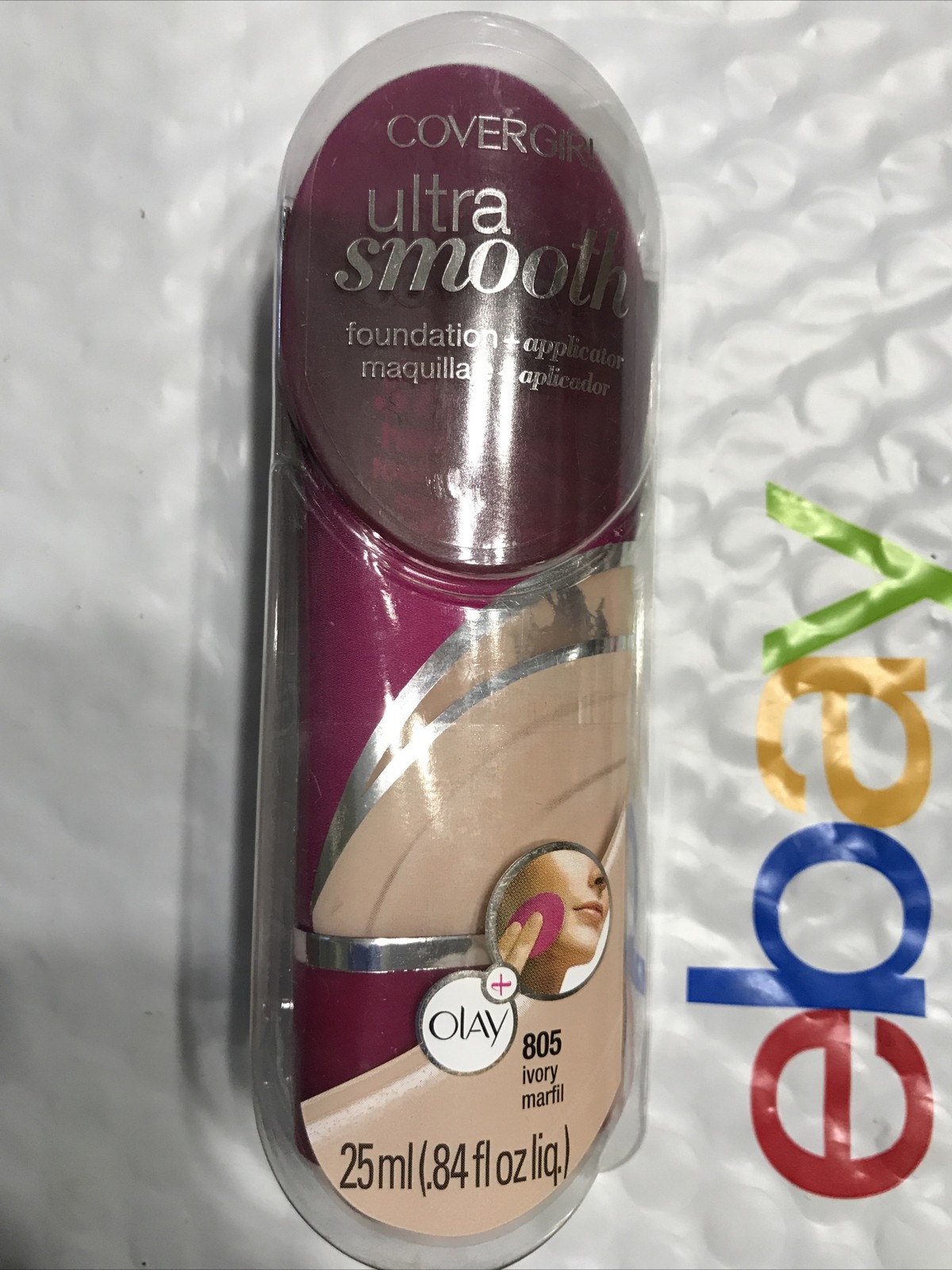 COVERGIRL Ultra Smooth Foundation Plus Applicator 805 IVORY nip
