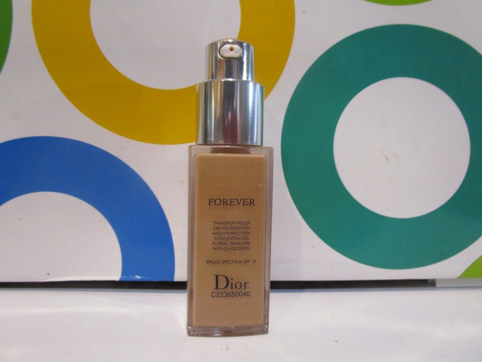 CHRISITAN DIOR ~ FOREVER TRANSFER-PROOF 24 H WEAR FOUNDATION ~ 4 N ~ 0.67 OZ