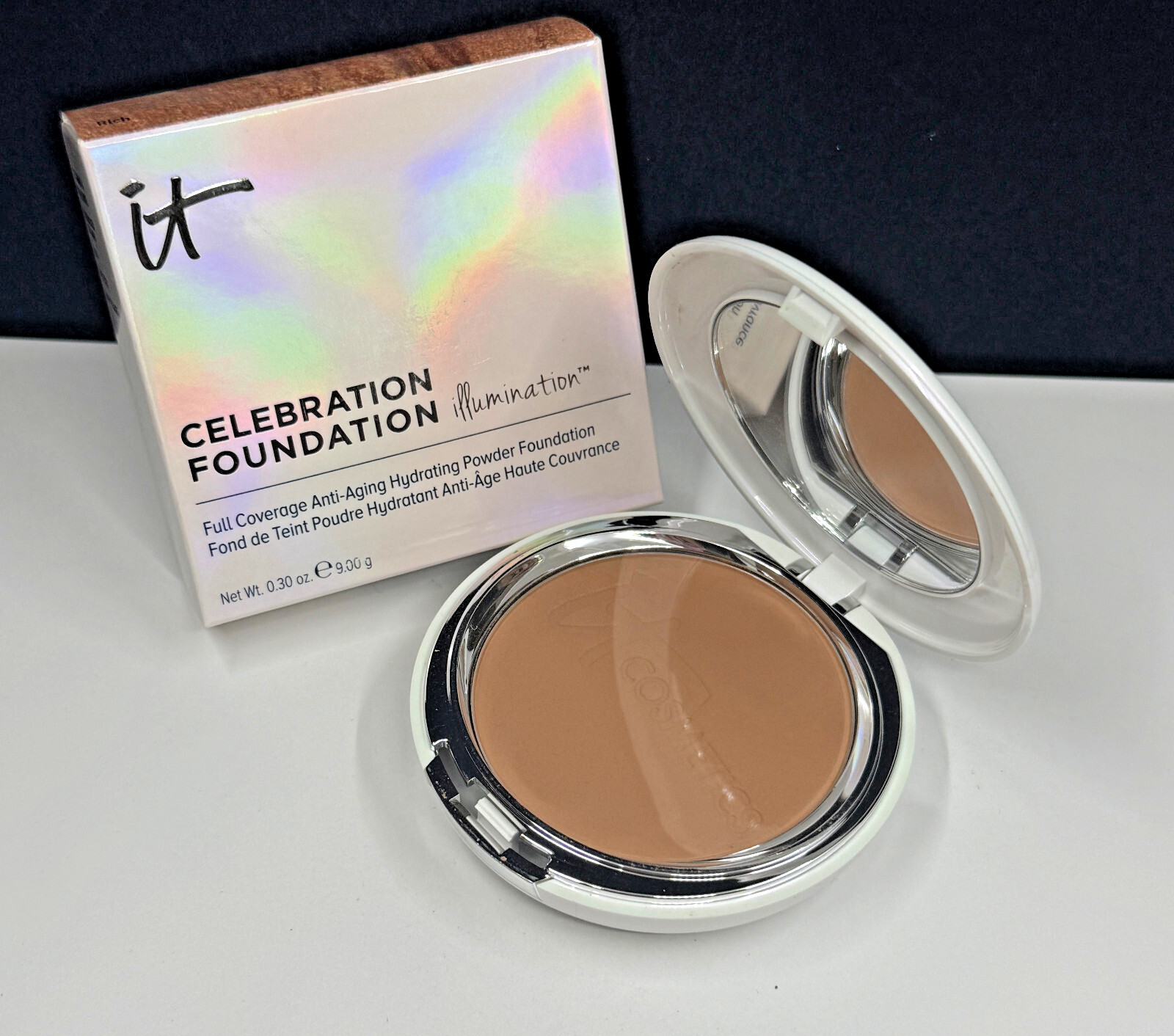 It Cosmetics Celebration Foundation Illumination #RICH – 0.30oz/9g New In Box