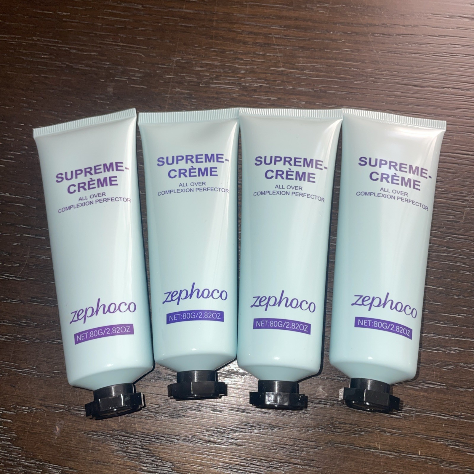 4 NEW Zephoco Supreme Crème All Over Perfector Natural Color 2.82oz Exp 2028
