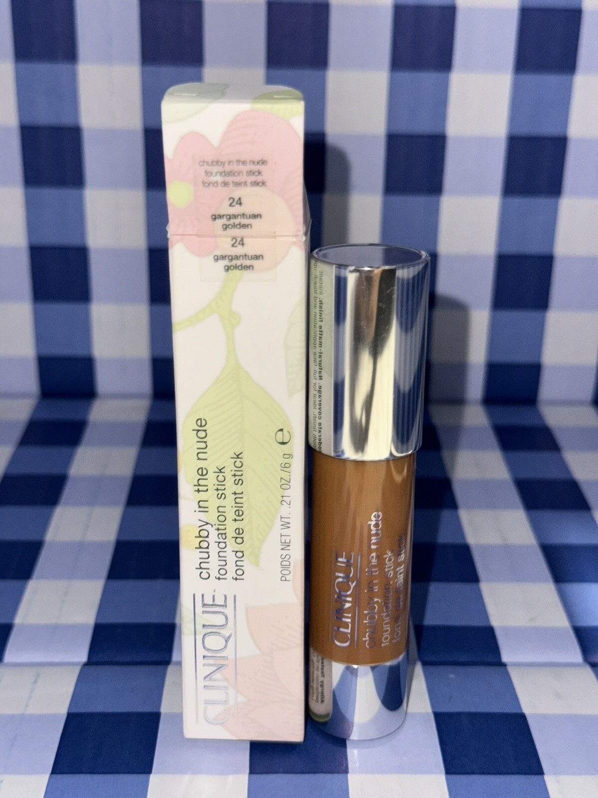 CLINIQUE chubby in the nude foundation stick (#24 gargantuan golden)