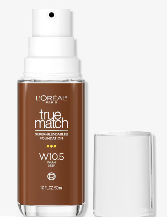 L’Oreal True Match Foundation ~ W10.5 Warm Deep ~ 1 FL OZ ~ FAST SHIP