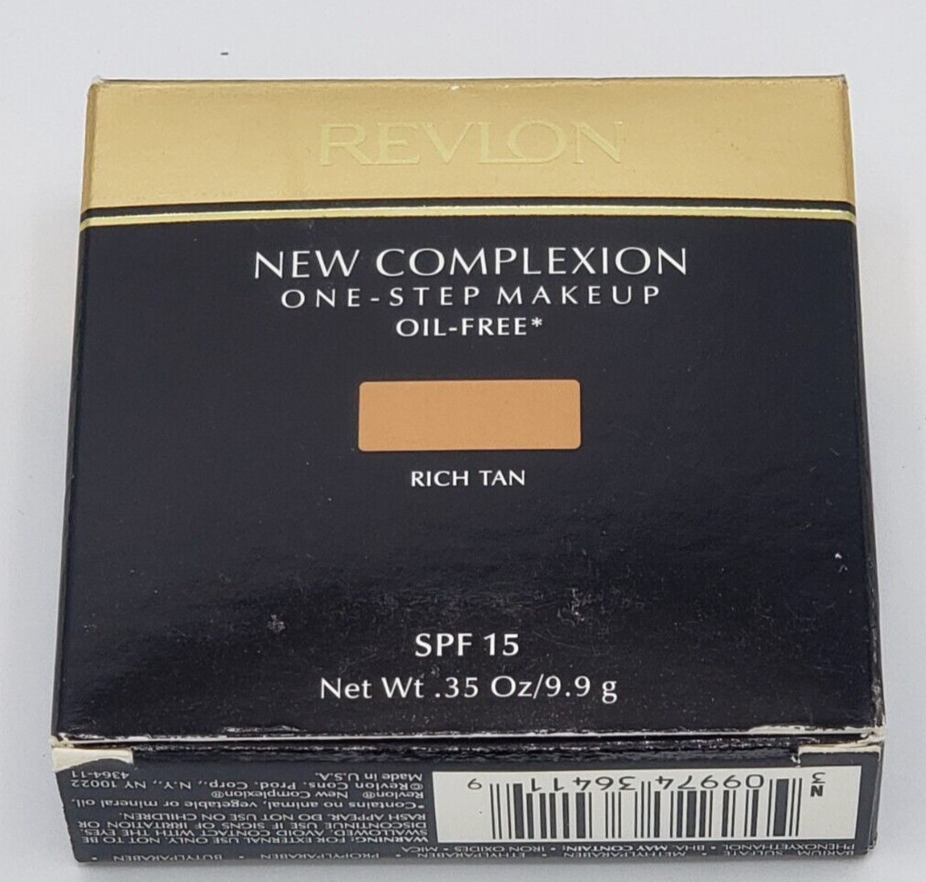 NEW REVLON New Complexion One-Step Makeup- RICH TAN
