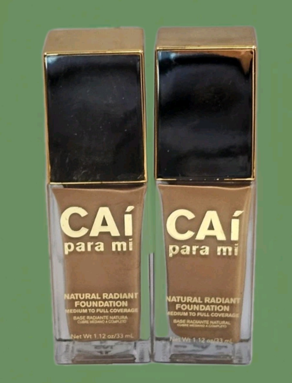 CAi Para Mi Radiant Medium To Full Coverage Foundation C10175 Bronze 2 Pcs