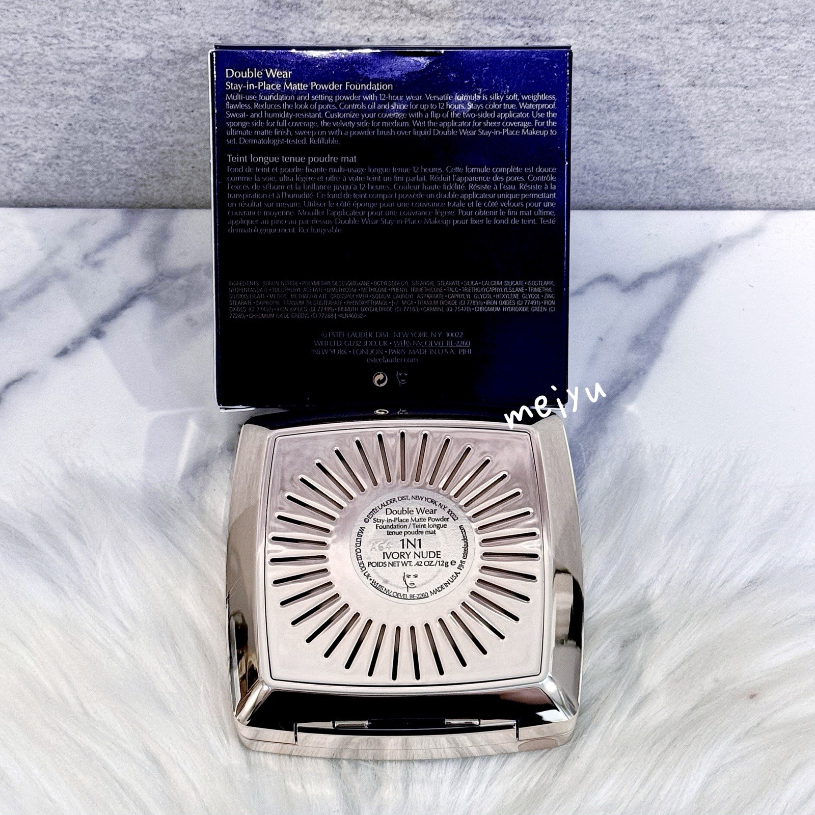 ~1N1 Ivory Nude~, Estee Lauder Double Wear Stay-In-Place Matte Powder Foundation