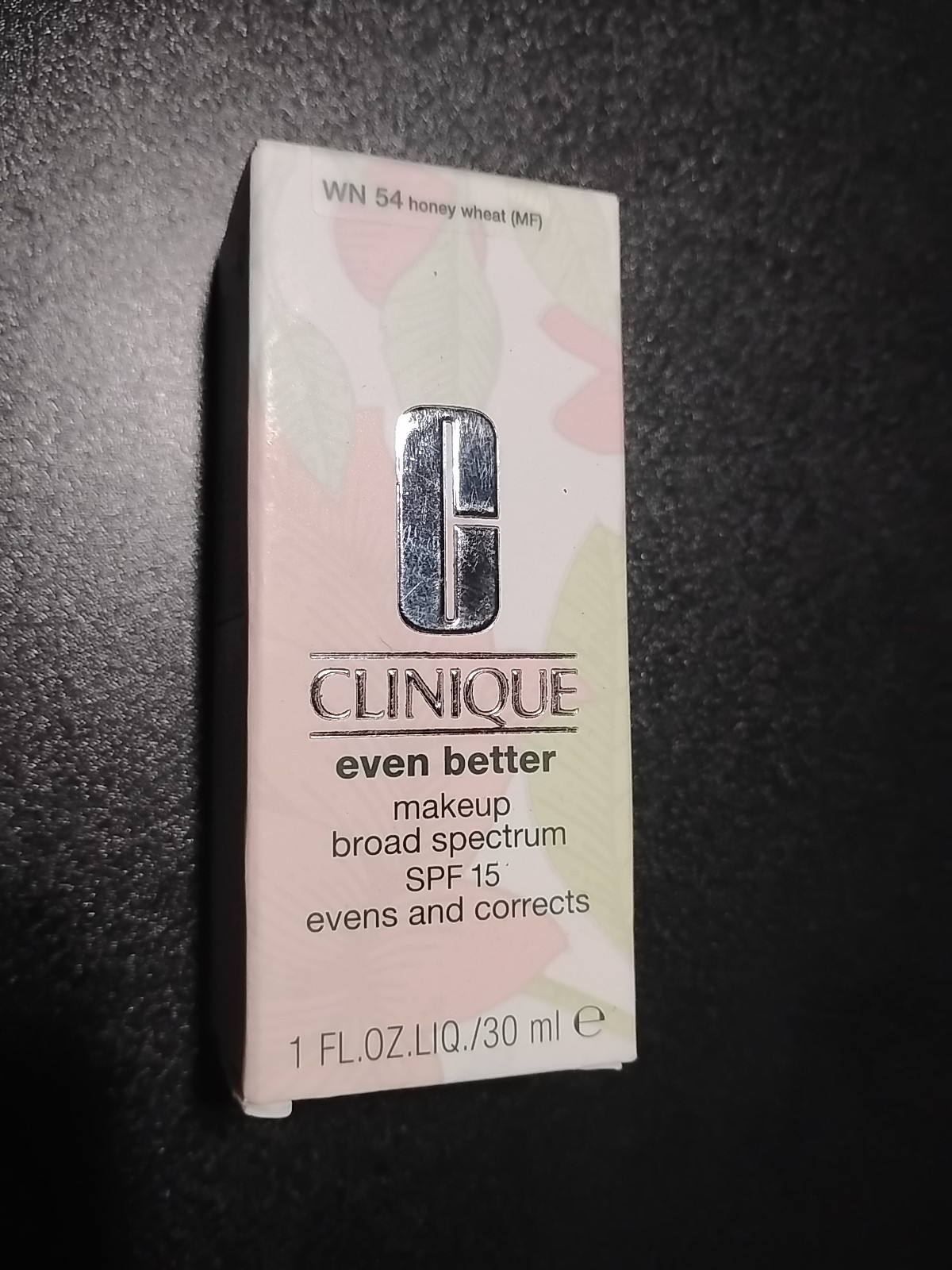 Clinique WN 54 HONEY WHEAT (MF) Even Better Makeup SPF 15 Evens & Corrects 1 oz