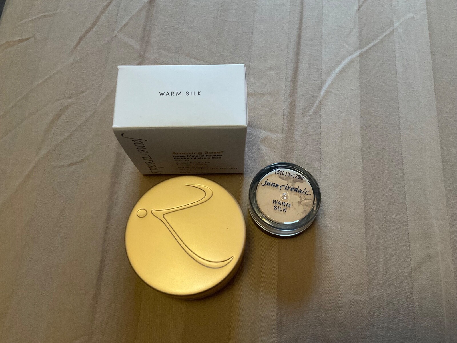 Jane Iredale Amazing Base Loose Mineral Powder SPF 20 Warm Silk Plus travel size