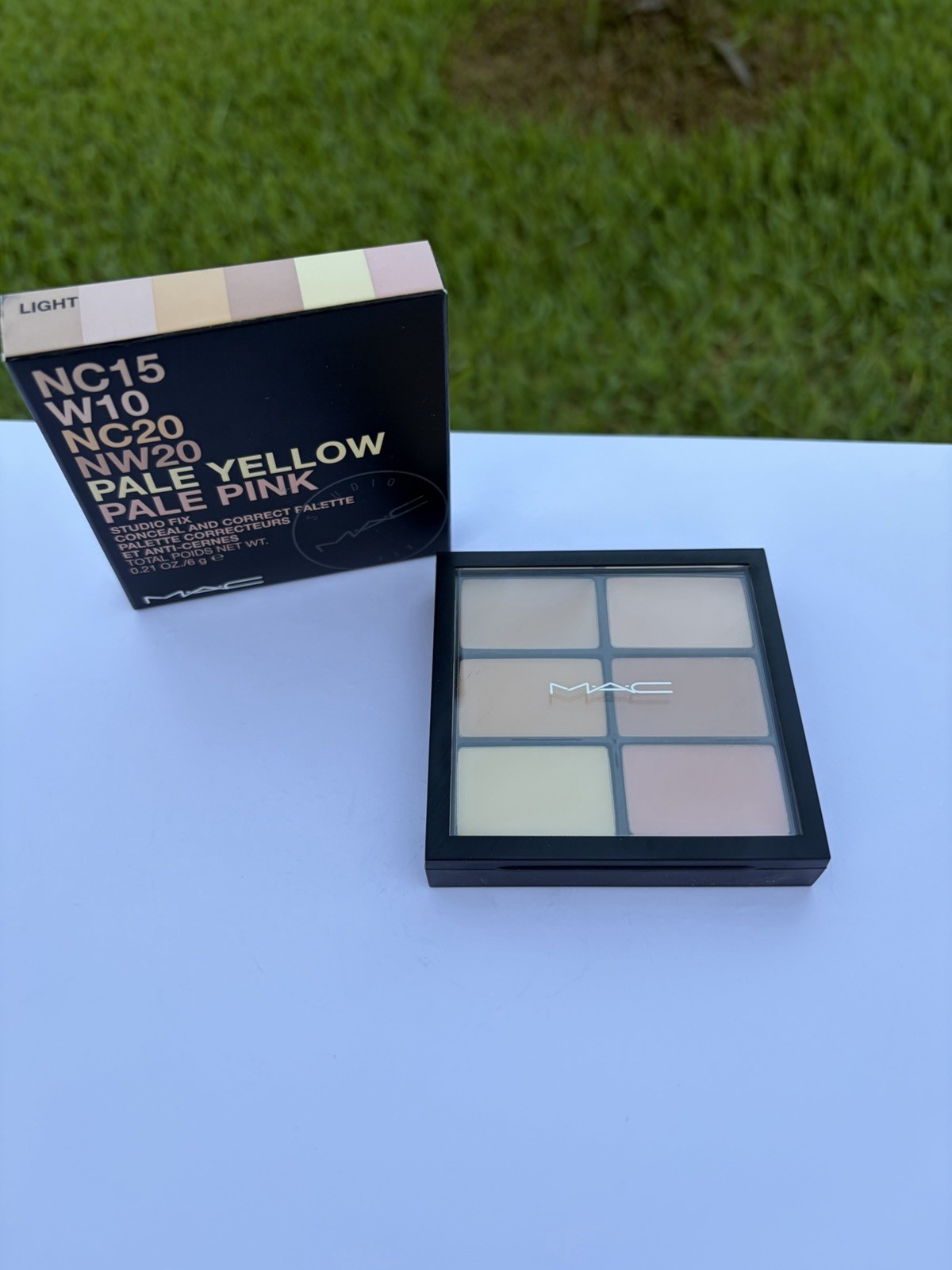 NEW Mac Studio Fix Concealer Corrector Palette .21oz LIGHT NC15 W10 NW20 NC20