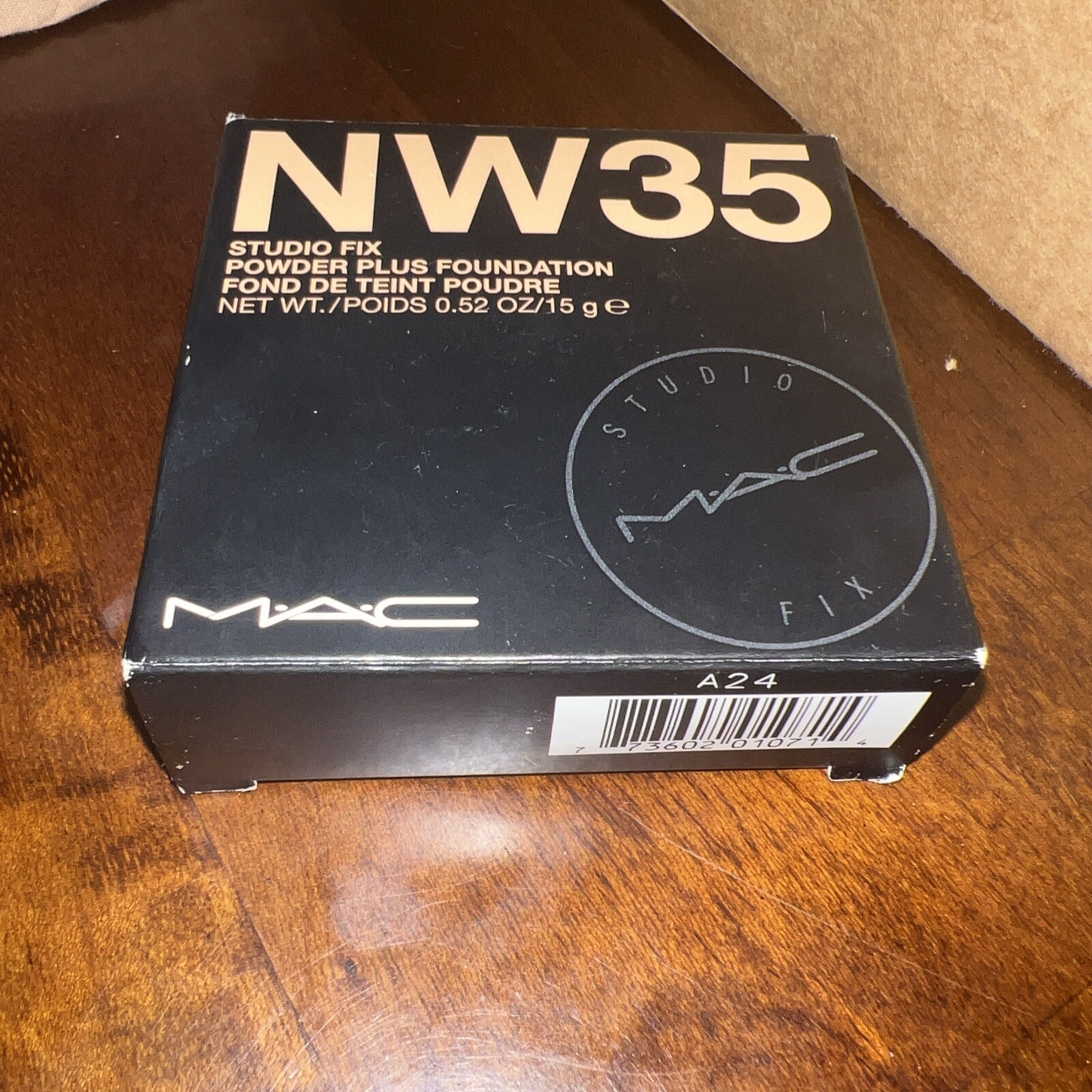 MAC Studio Fix Powder Plus Foundation Shade NW35 Full Size 15g /.52oz New In Box